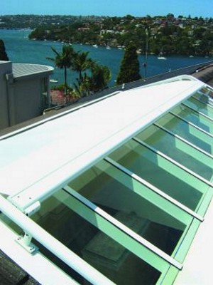 Markilux 8000 installed on office skylights