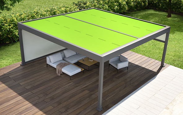 Markilux Markant green retractable roof
