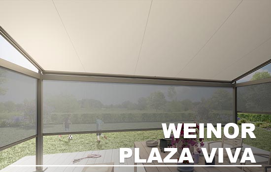 Weinor Plaza Viva pergola system
