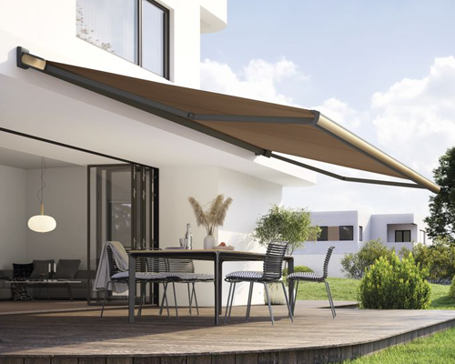 Make a difference with a designer fabric awning