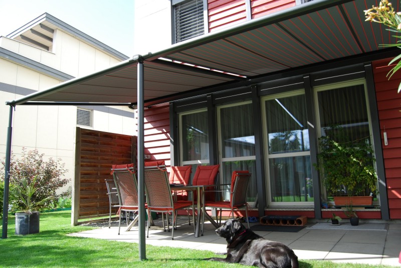 The 6 Stages Of Sun Shading Wind And Rain Protection Samson Awnings - Patio Wind Protection Ideas