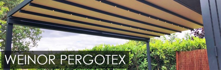 Weinor Pergotex Adjustable Folding Roof System | Weinor Retractable