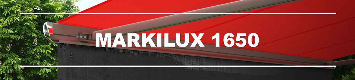 Markilux 1650 retractable awning