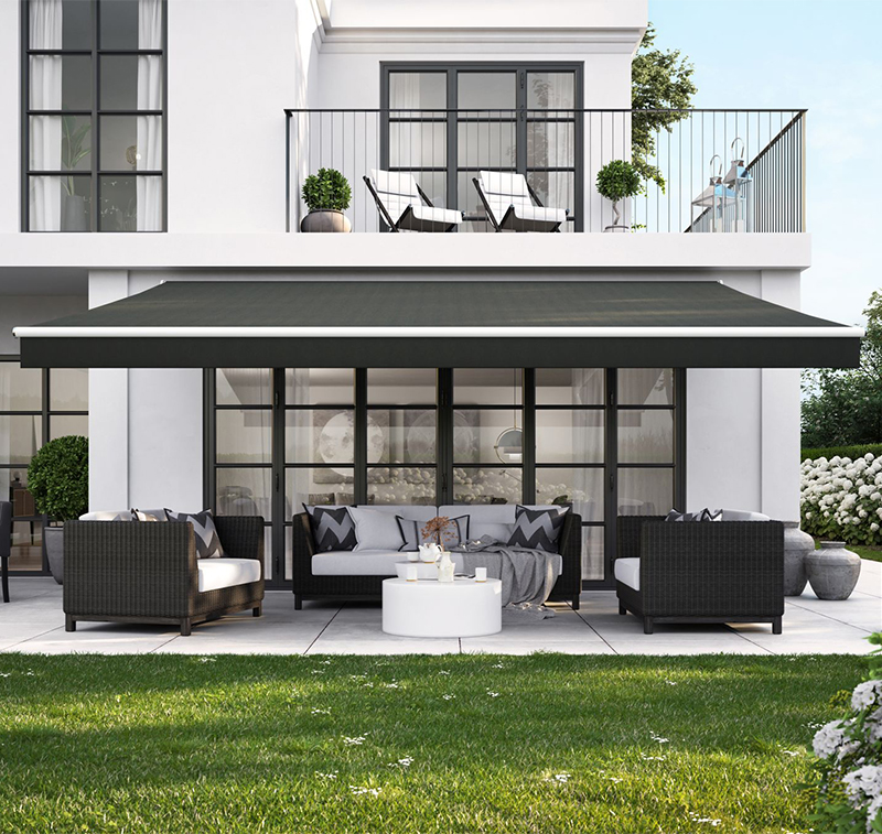 Markilux Black Retractable Awning