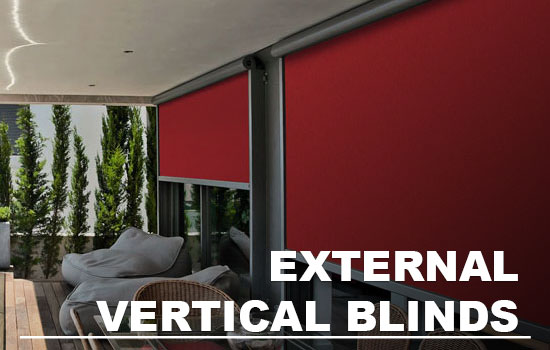 external electric vertical blinds