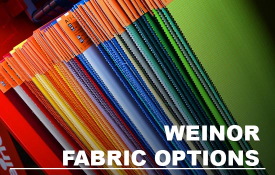 Weinor fabric options