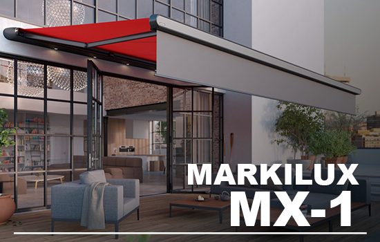 Markilux MX-1 canopy awning with drop down valance