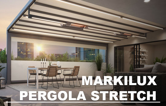 Markilux Pergola Stretch retractable system