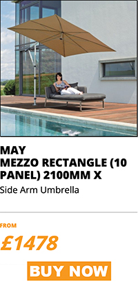 May Mezzo rectangle umbrella