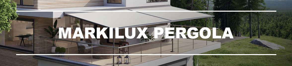 Markilux Pergola retractable fabric outdoor canopy