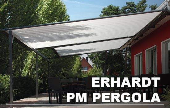 Erhardt PM retractable roof pergola