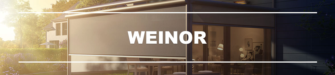 Weinor awnings, pergolas and glass canopies