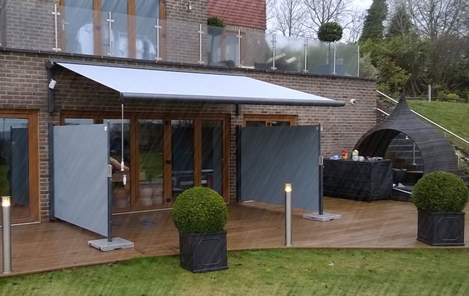 Awnings with Rain Protection