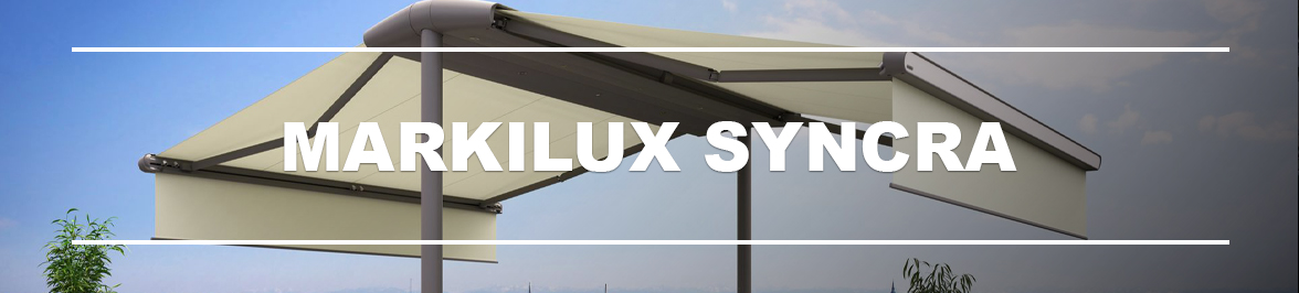 Markilux Syncra butterfly awning 