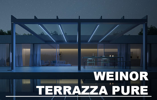 Weinor Terrazza Pure - modern glass room living
