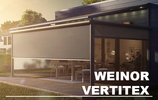 Weinor Vertitex vertical blind for outdoor use
