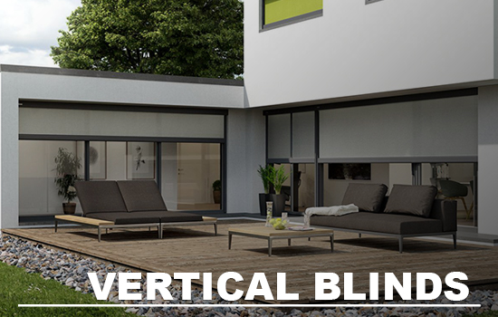 Vertical blinds for commercial projects