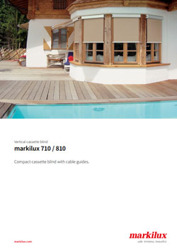 Markilux 710 - 810 Vertical Blinds