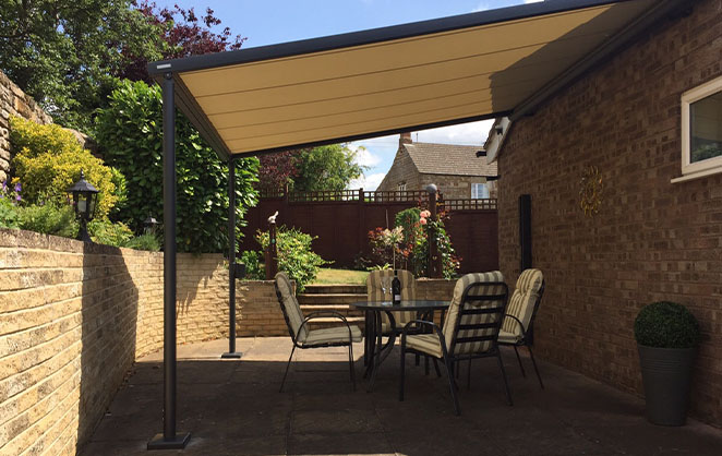 Markilux Pergola Retractable Awning System and 790 Side Screen