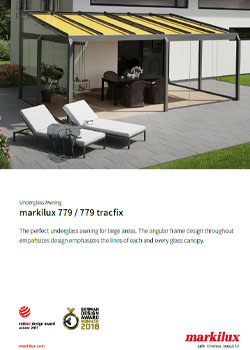 Markilux 779 - 779 tracfix Under Glass Awning