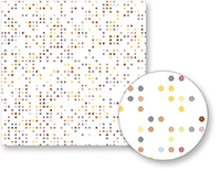 Dots Rose - smart art fabric