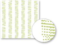 Stripe Green - smart art fabric
