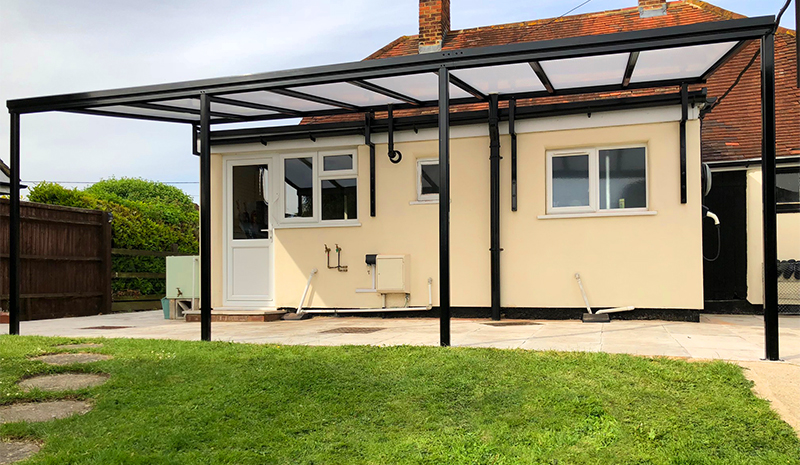 Large poly veranda for large patio