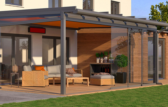 Erhardt Glass Room with Awning