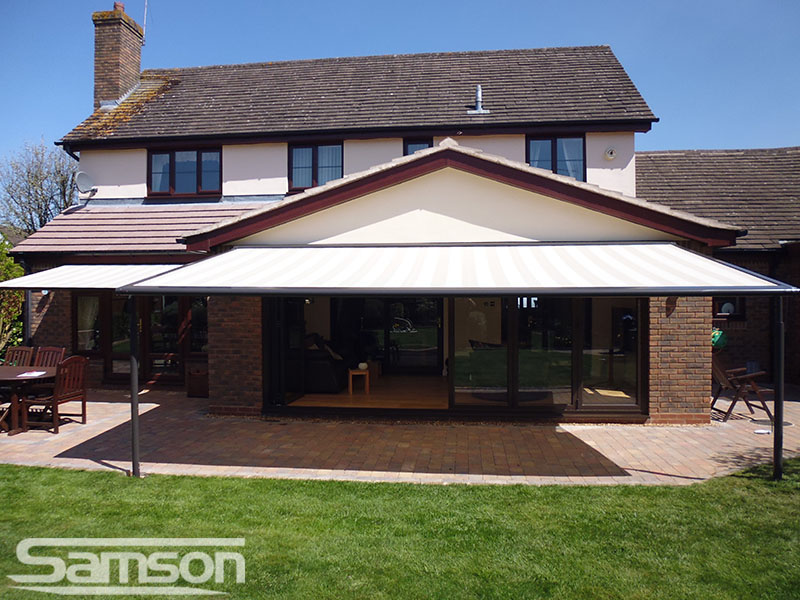 Two Markilux Pergola Retractable Roof Systems