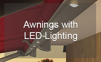Awnings with LED Lighting