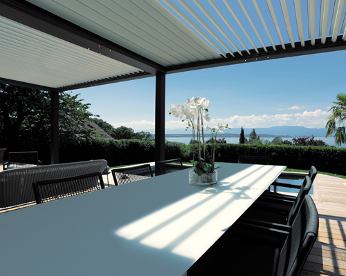 Retractable Bioclimatic Roof