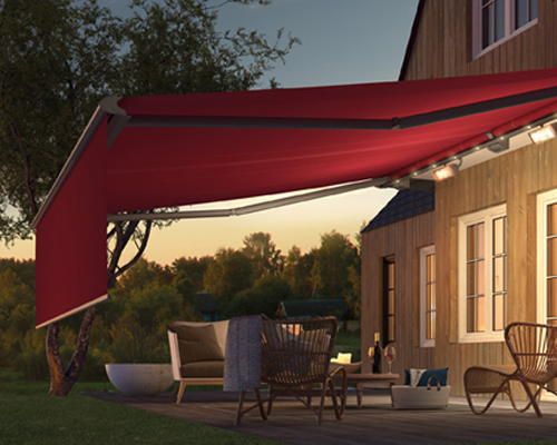 Awnings with Drop down Valance