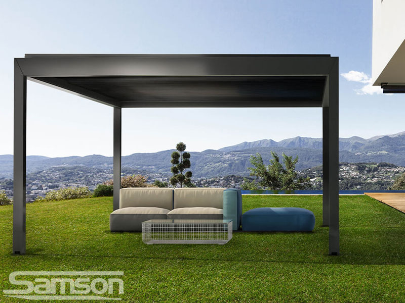 Erhardt Lamella Louvered Roof