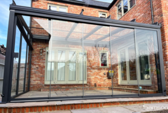 Glassroom extension installed by Samson 