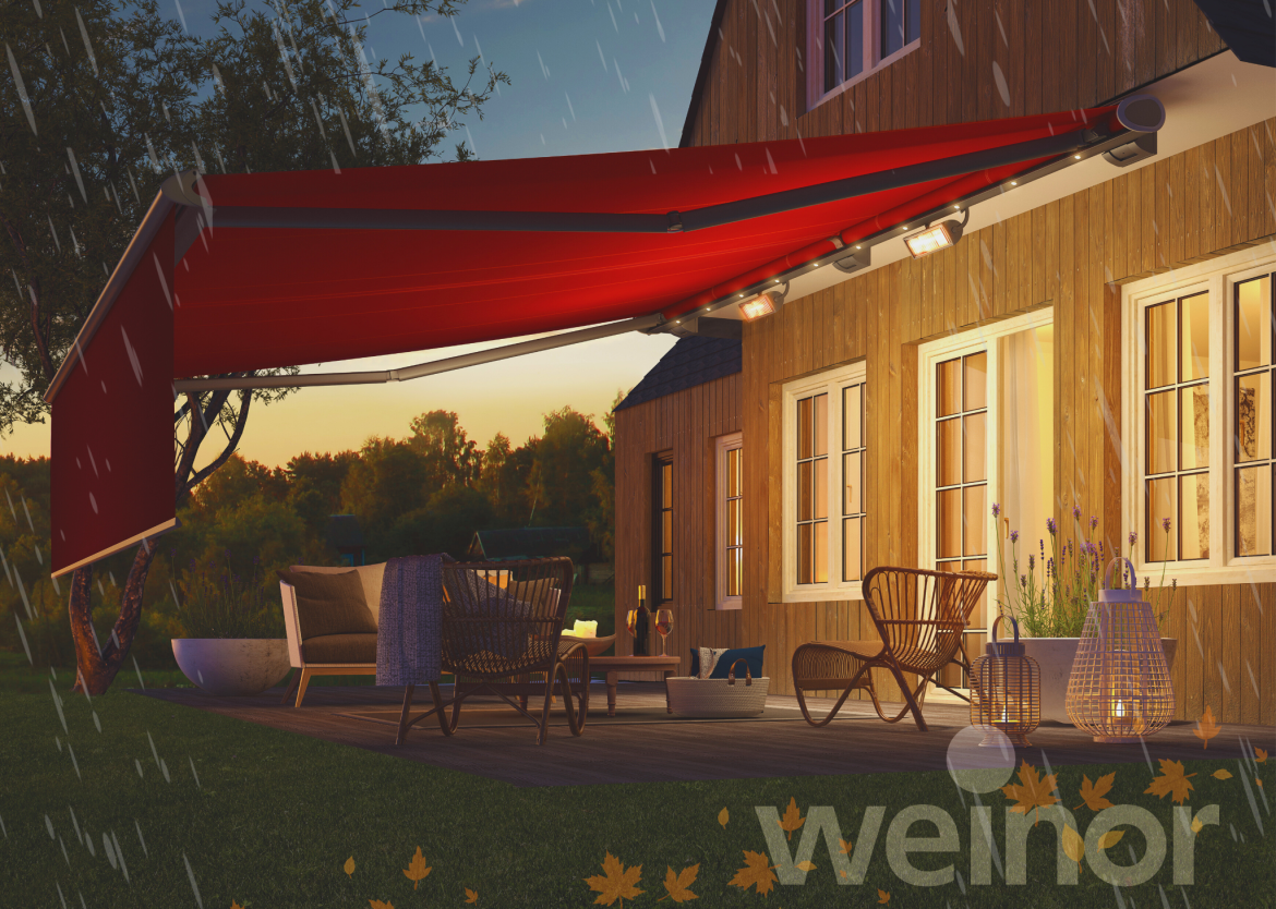 Awnings, Pergolas and Verandas for Rain and Wind Protection