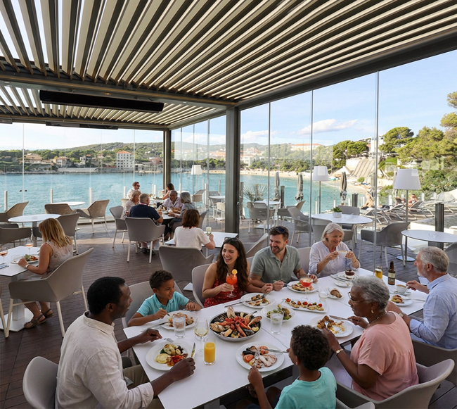 Louvre Roof Bioclimatic Pergola